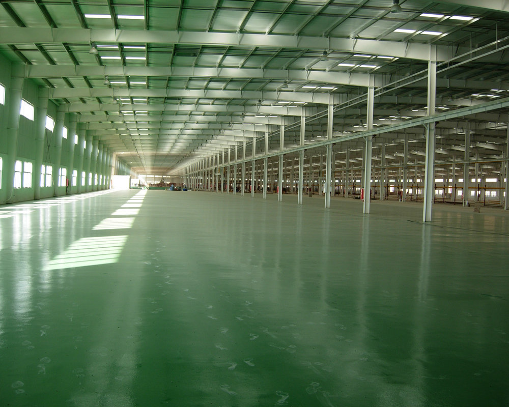 工業生產車間地坪材料選擇之金剛砂硬化耐磨地坪