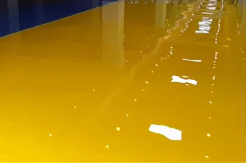 防水聚氨酯地坪出現地坪表面結皮、粗糙的原因